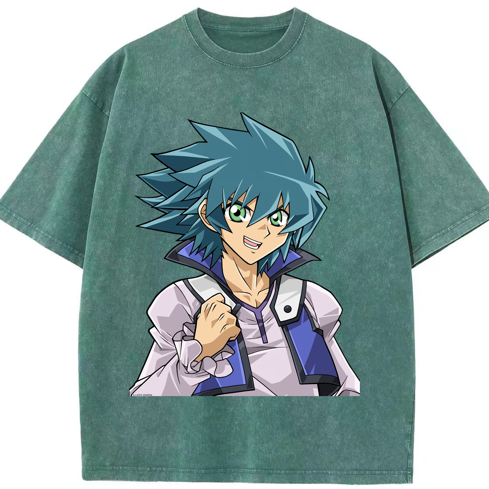 （画像用） 遊☆戯☆王 Yu-Gi-Oh! 綿100% ヴィンテージ風 半袖Tシャツ（フロントプリント）